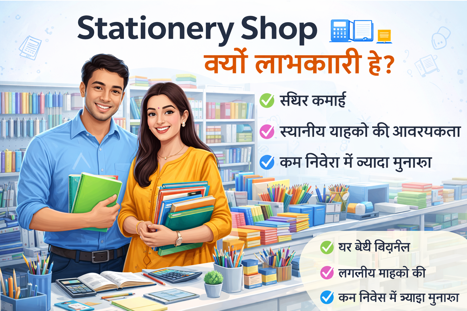 Stationery Shop: छोटे निवेश में कमाई की Honest और आसान जानकारी(2026 Guide)