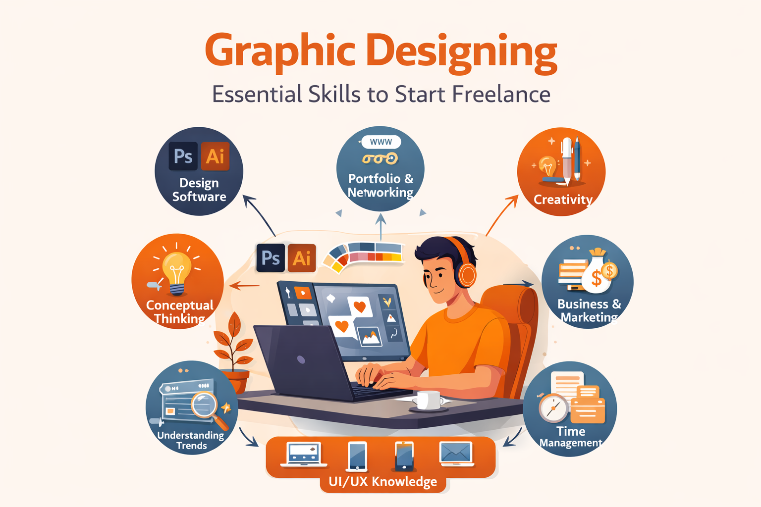 “Freelance Graphic Designing 2026: Creative Skills से कमाई की Honest Guide”