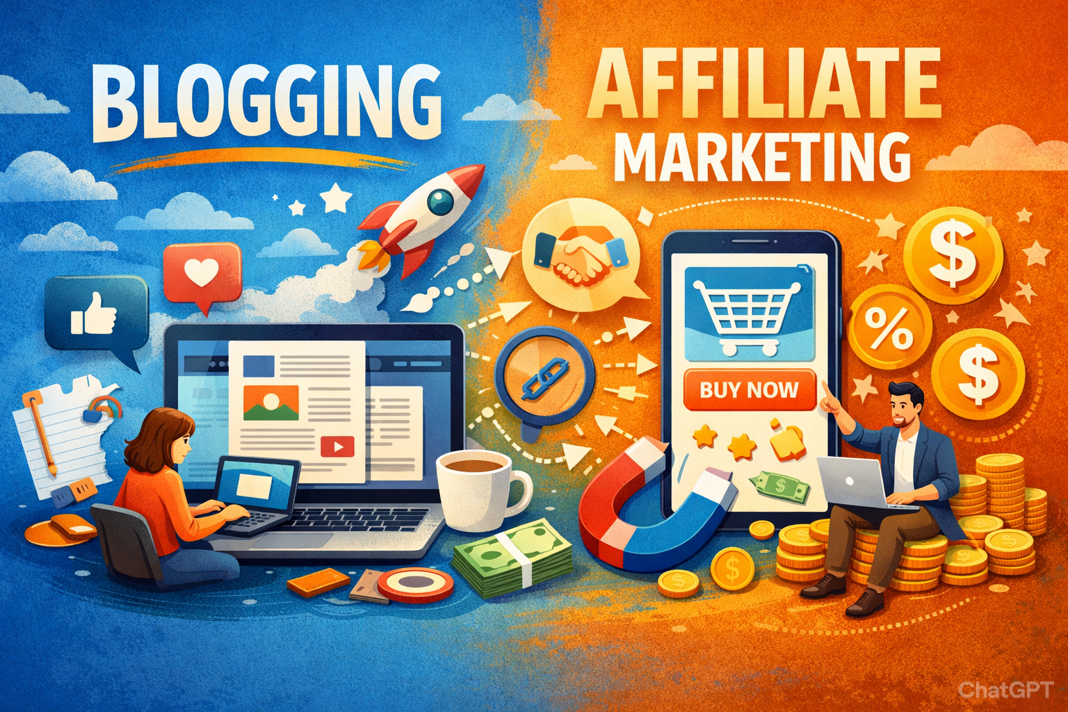 ₹0 से ₹1 लाख/महीना तक का सफर: Blogging & Affiliate Marketing की Honest & Practical Strategy